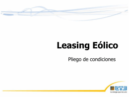 Leasing Eólico - Energía Eólica en Uruguay