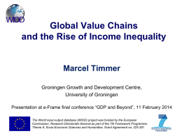 Global value chains and the rise of income inequality