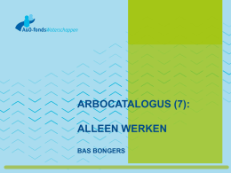 Arbocatalogus Alleen Werken - A&O