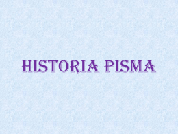 HISTORIA PISMA - Kompetentny e