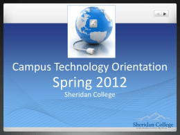 PPT - Sheridan College