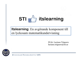 Luciano Triguero - Testa med itslearning