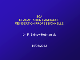 réadaptation cardiaque - Société Régionale de Médecine et d