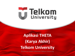 Aplikasi THETA - Telkom University