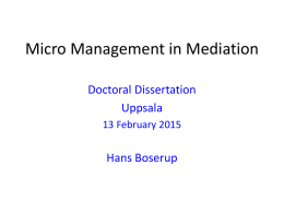 Content of the Dissertation in PowerPoint format