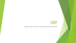 SRP Niveau (Solvejg Pedersen)