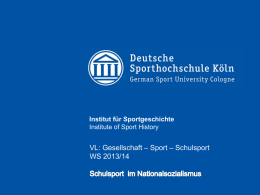 Institut für Sportgeschichte