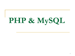 6. Php-MySql