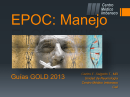 epoc guías gold 2013 - Dr Carlos E. Salgado t.