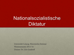 Nationalsozialistische Herrschaft