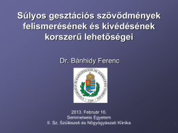 Praeeclampsia - Prof dr. Bánhidy Ferenc