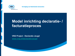 Model Inrichting Declaratieproces (ppt)