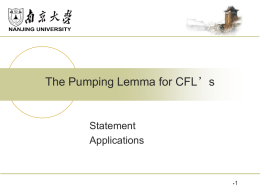 Properties of CFL