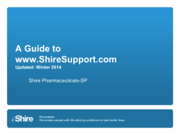 A Guide to ShireSupport.com