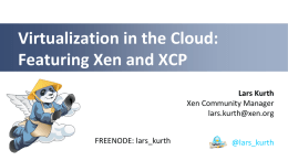 Xen Presentation for Scale11x