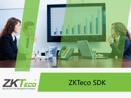 SDK - ZKTeco