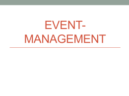 event-management schülerhandout