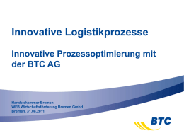 Präsentation BTC - WFB Wirtschaftsförderung Bremen GmbH