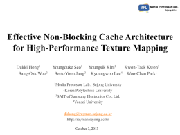 Effective Non-Blocking Cache Architecture for High
