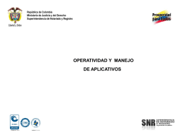 Diapositiva 1 - Superintendencia de Notariado & Registro