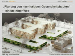Dipl.-Ing. Jens Rieksmeier - AKG - Architekten für Krankenhausbau