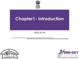 Power point presentation of the Chapter 1