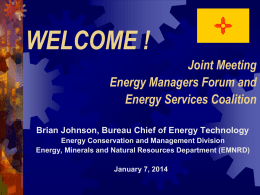 WISE Energy Managers - New Mexico - Energy, Minerals and Natural