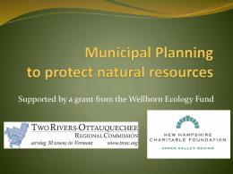 Planning &ndash; Town and Open Space