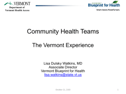 Department of Vermont Health Access
