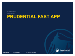 Prudential Fast App