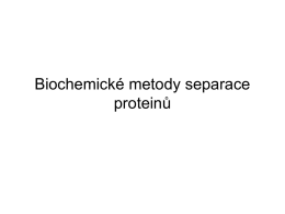 Biochemické metody