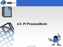 PI Training Course