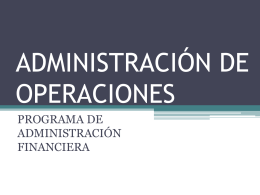 Diapositivas docente Admon. de Operaciones