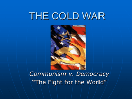 Communism v Democracy notes
