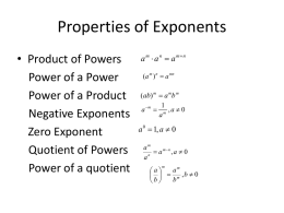 Polynomial Functions algebra 2 notes chapter 6