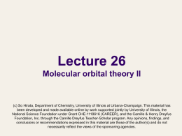 CHM 4412 Chapter 14 - University of Illinois at Urbana