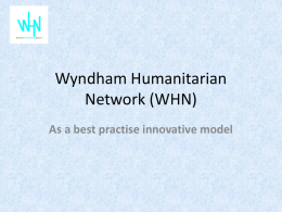 Wyndham Humanitarian Network