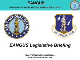 EANGUS Brief 2014-06 - The Louisiana National Guard