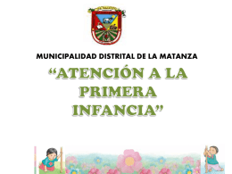 Diapositiva 1 - Municipalidad Distrital de La Matanza