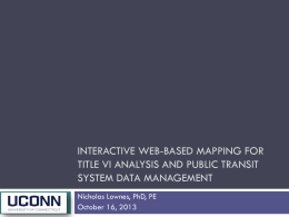 Powerpoint - Transit GIS Clearinghouse