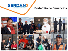 Portafolio de beneficios para Colaboradores