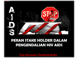 Peran Stakeholder Dalam Penanggulangan HIV dan AIDS