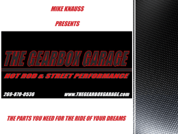 the gearbox garage