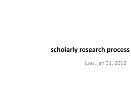 Lecture slides - UNC School of Information and Library Science