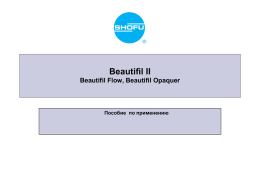 Beautifil II. Презентация 2014.