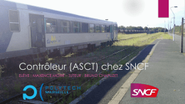 Contrôleur (ASCT) chez SNCF