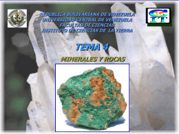 Tema 4 - Instituto de Ciencias de la Tierra