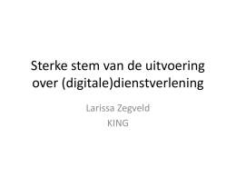 presentatie Larissa Zegveld - sterke