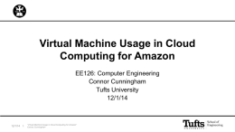Virtual Machine Usage in Cloud Computing in