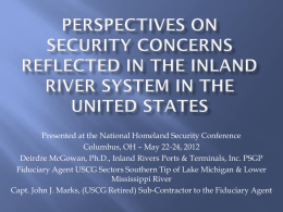 Perspectives on Security Concerns Reflected in the Inland River